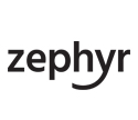 zephyr secondary logo black print
