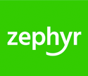 Zephyr Secondary Logo Reversed Green