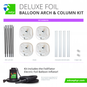 Zephyr Solutions Deluxe Foil Arch & Column Kit