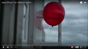 The Red Balloon tribute new Apple ad