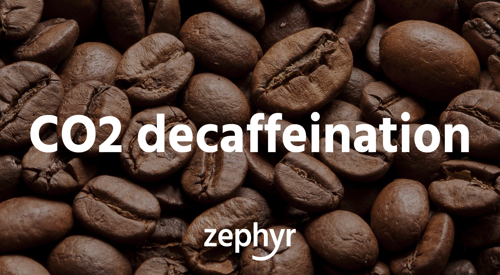 CO2 decaffeination — A decaf coffee without chemicals