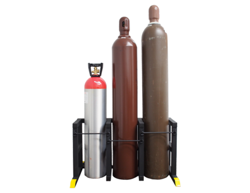 Triple Helium Cylinder Safety Stand Zephyr Solutions