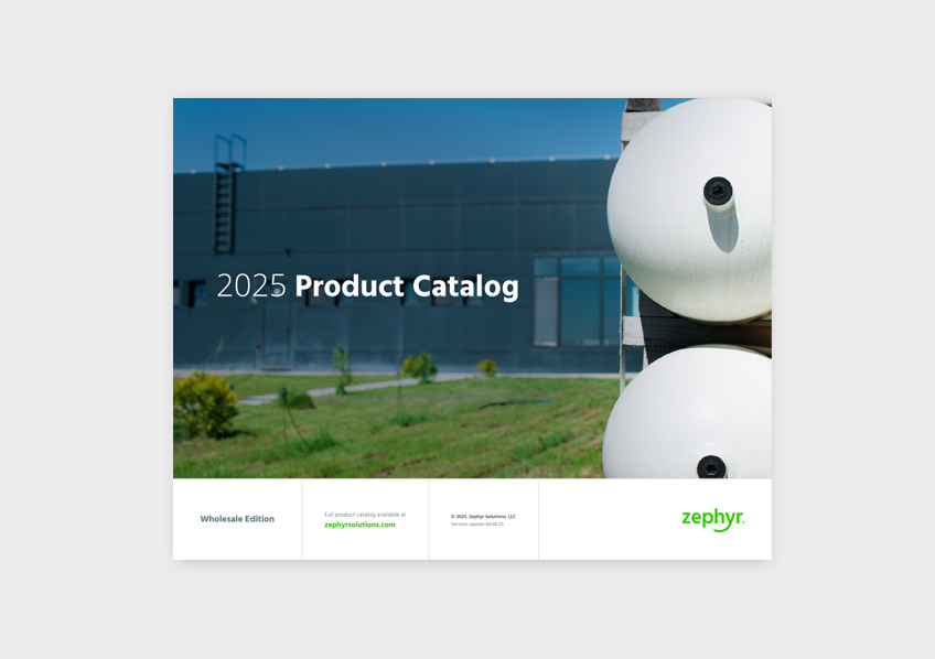 Download the 2025 Zephyr Solutions Product Catalog